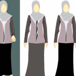 baju kantor wanita hijab